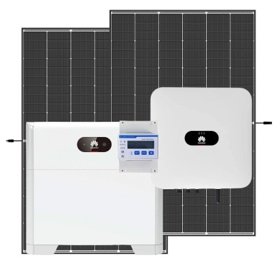 Kit Fotovoltaico Monofase Huawei 6kWh e batteria da 5kWh