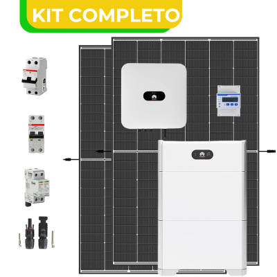 Kit Fotovoltaico Monofase Huawei 6kWh e batteria da 10kWh