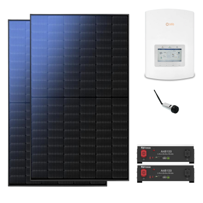 Kit Fotovoltaico Monofase SOLIS  6kW con accumulo DYNESS 9.6kWh